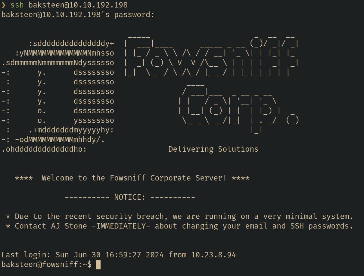 SSH Login